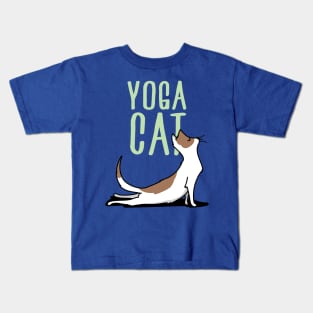 Yoga Cat Kids T-Shirt